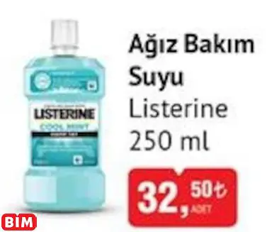 LİSTERİNE AĞIZ BAKIM SUYU LİSTERİNE AĞIZ BAKIM SUYU